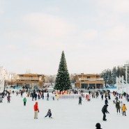 Каток в парке «Черное озеро» 2022-2023 фотографии