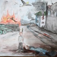 Конкурс детского рисунка «Запечатленная война» 2022 фотографии