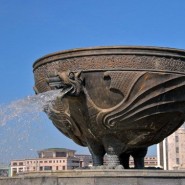 Памятник-фонтан «Казан» фотографии