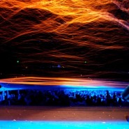 Снежное шоу Славы Полунина 2022 фотографии
