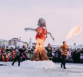 Масленица на Кремлевской набережной 2020