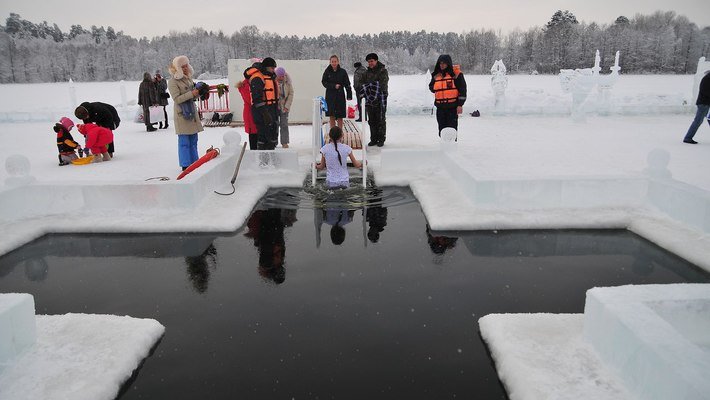 Крещенские купания в Казани 2018