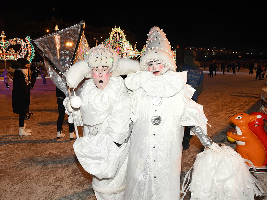 Новогодние праздники в парках Казани 2022–2023