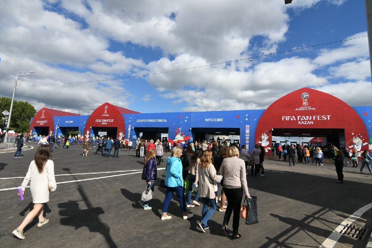 Фестиваль болельщиков FIFA в Казани 2018